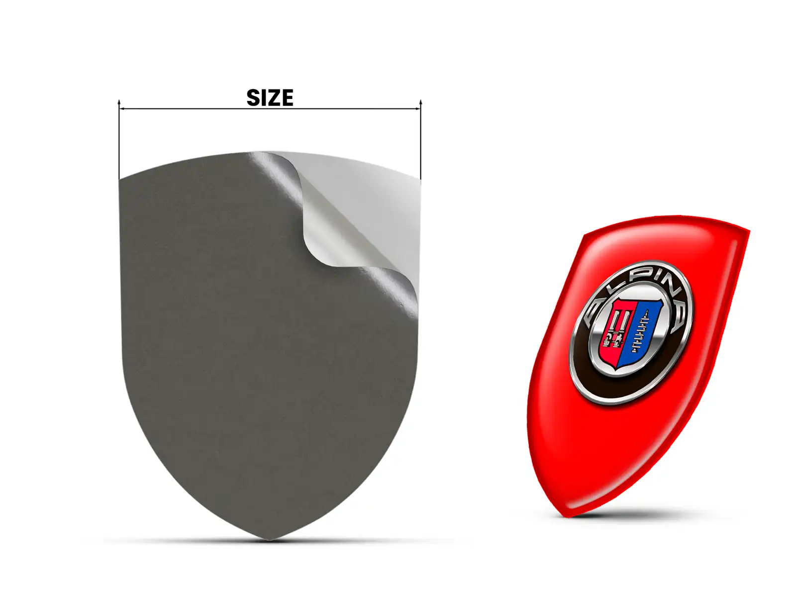 Alpina Logosticker Universal Exklusiv Anpassbar